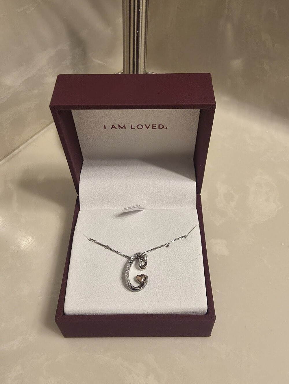 Helzberg Diamonds I Am Loved Initial C Necklace